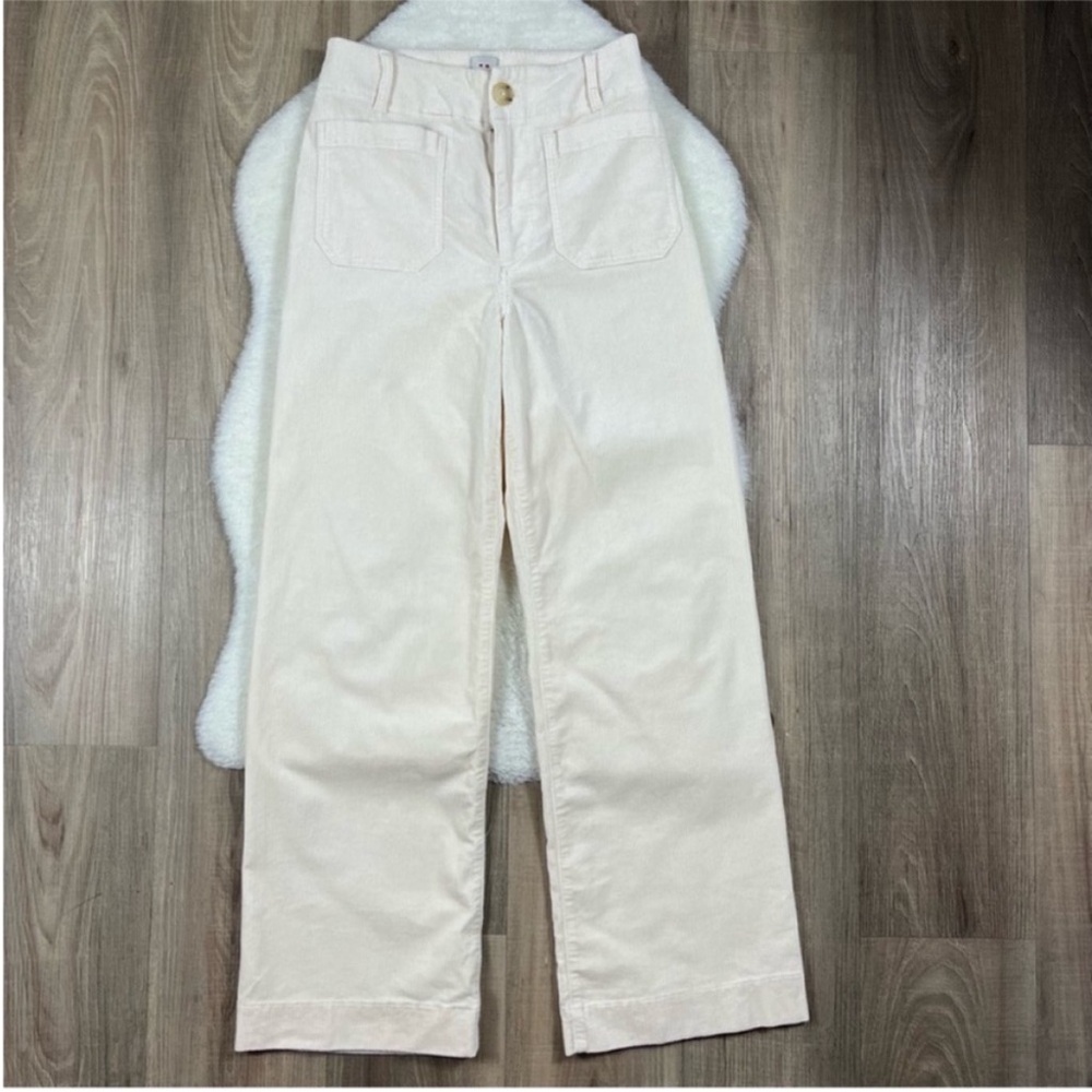 Maeve Colette corduroy crop wide leg pants - Picture 2 of 9